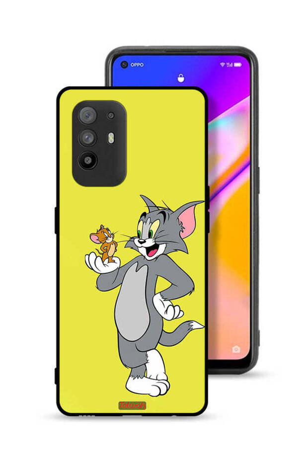 غطاء حماية لهاتف Oppo A95 5G بتصميم توم وجيري