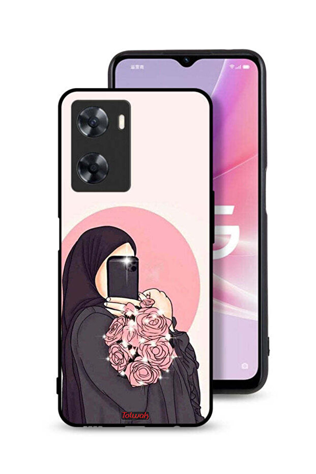 غطاء حماية لهاتف Oppo A57s - فن التقاط صور سيلفي مع الزهور