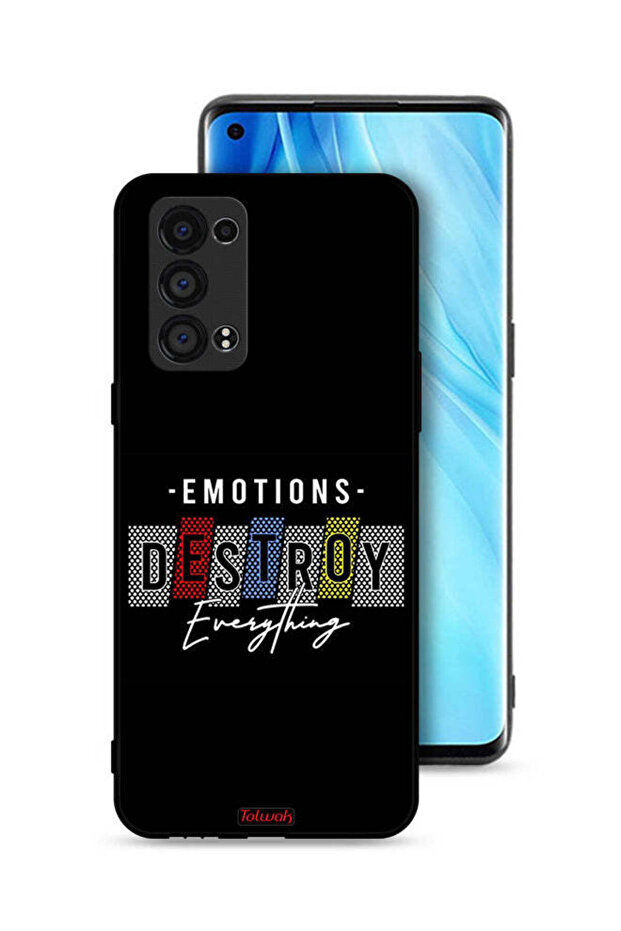 غطاء حماية لهاتف Oppo Reno6 Pro Plus 5G - العواطف تدمر كل شيء