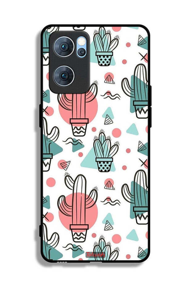 غطاء حماية لهاتف Oppo Reno7 5G بلون الصبار - 2