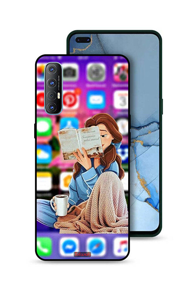 غطاء حماية لهاتف Oppo Reno3 Pro 4G - قراءة