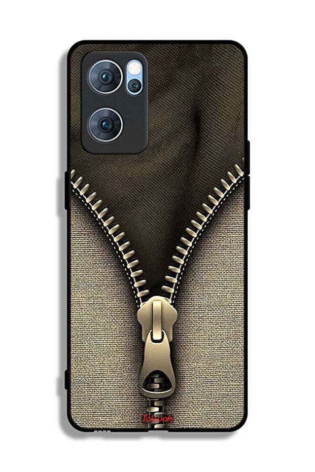 غطاء حماية بنمط سحاب لهاتف Oppo Reno7 5G - 2