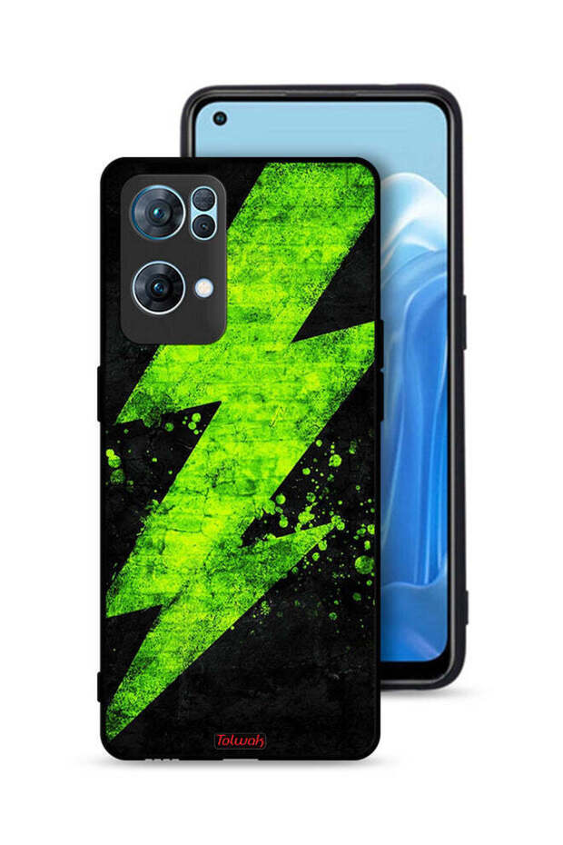 Oppo Reno7 Pro 5G Protective Case Cover Electric Pattern - 1