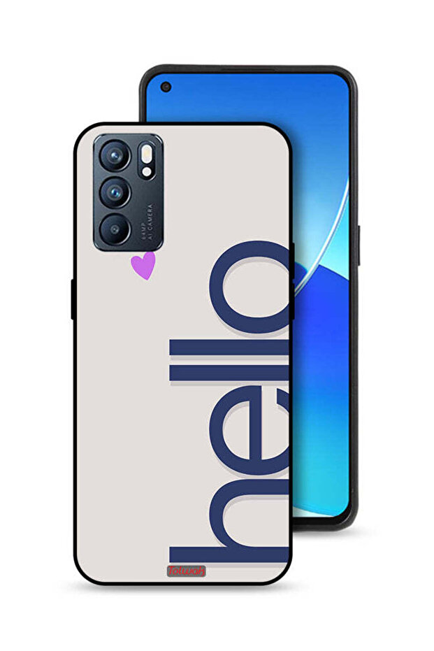 Oppo Reno6 5G Protective Case Cover Hello