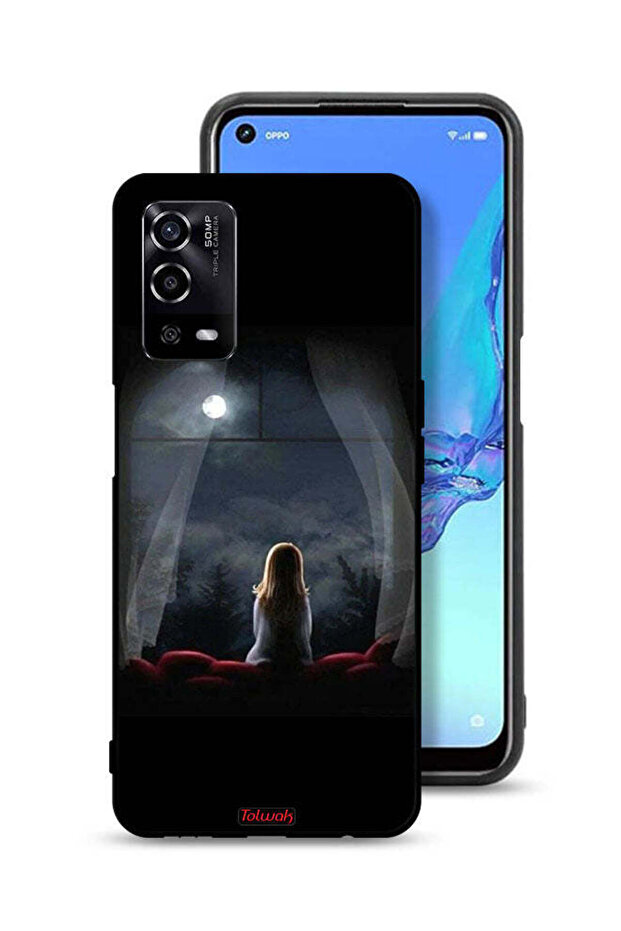 غطاء حماية لهاتف Oppo A55 4G - خيالات ليلية