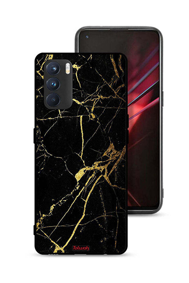 غطاء حماية لهاتف Oppo K9 Pro - رخام متصدع