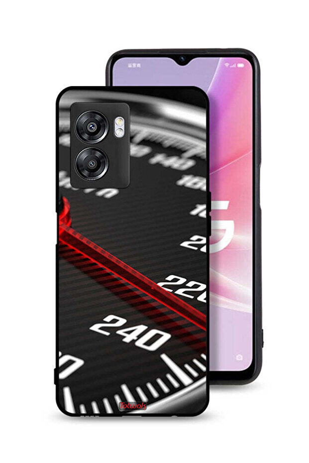 غطاء حماية لجهاز Oppo A57 5G مع عداد السرعة