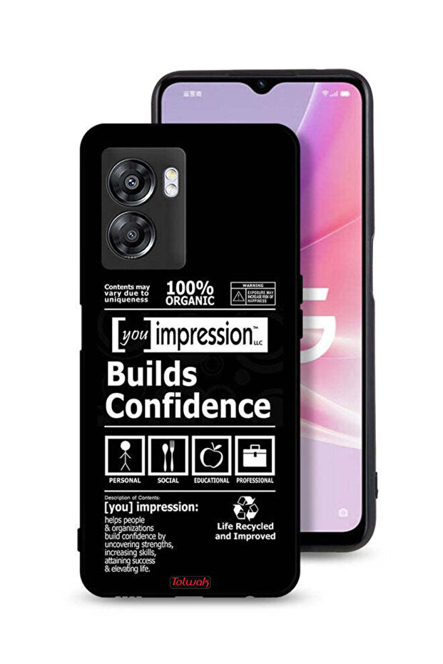 OnePlus Nord N300 Protective Case Cover Builds Confidence Sticker