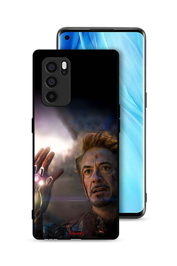 غطاء حماية لهاتف Oppo Reno6 Pro 5G - أنا الرجل الحديدي