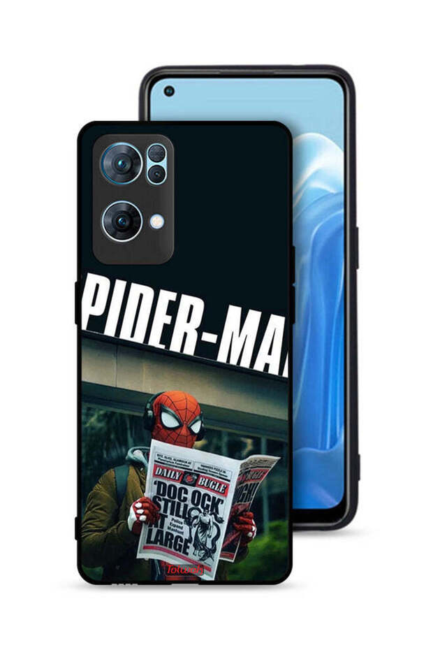 غطاء حماية Oppo Reno7 Pro 5G سبايدرمان يقرأ صحيفة