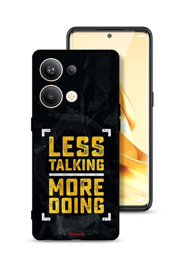 غطاء حماية لهاتف Oppo Reno9 Pro Plus 5G - أقل كلامًا وأكثر فعلًا