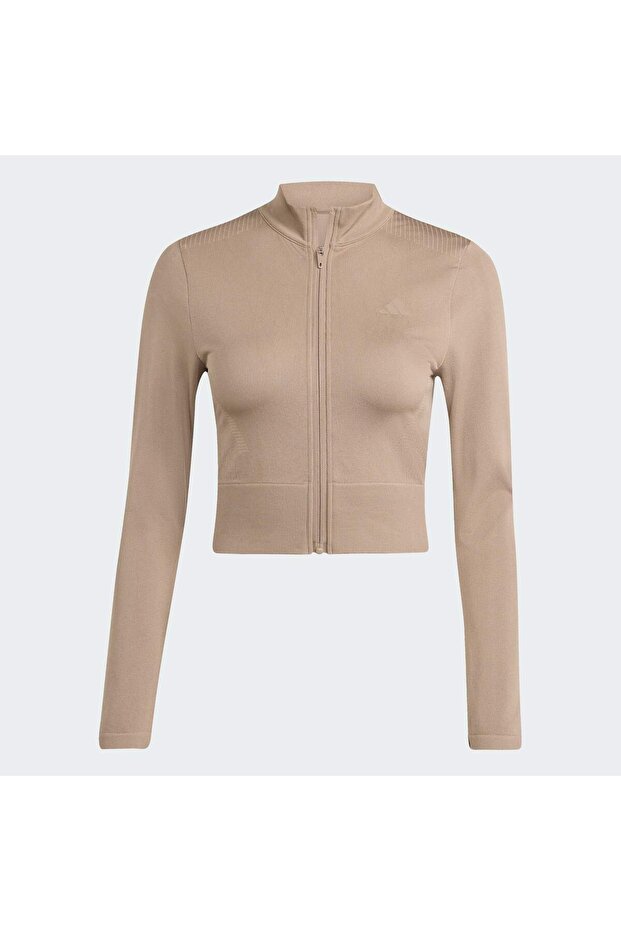 قميص علوي بسحاب كامل الطول من Workout Essentials - 3