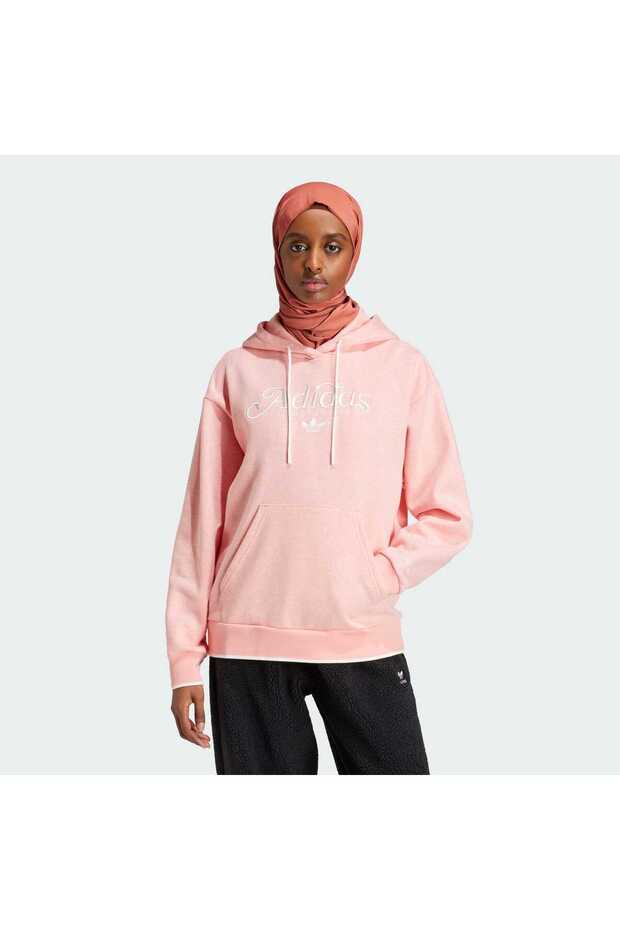 Graphic Loose Kapüşonlu Üst - 1