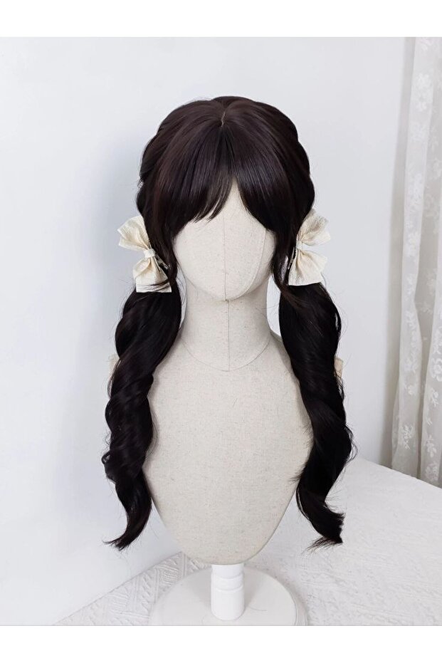 White Color 2-Piece Lace Bow Buckle Set to Complete Your Elegance