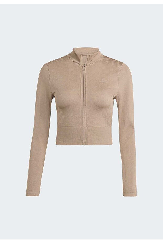 قميص علوي بسحاب كامل الطول من Workout Essentials - 8