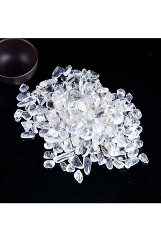 Clear white crystal stone, size 7-9 mm, weight 100 g