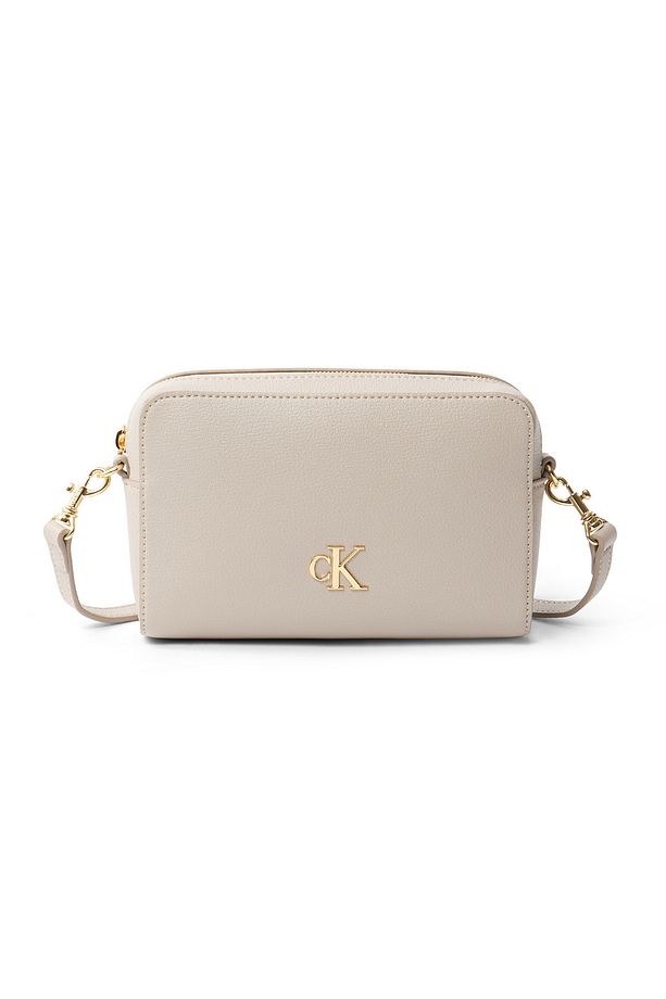 Minimal Monogram Ew Camera Bej Kadın Çanta - 1