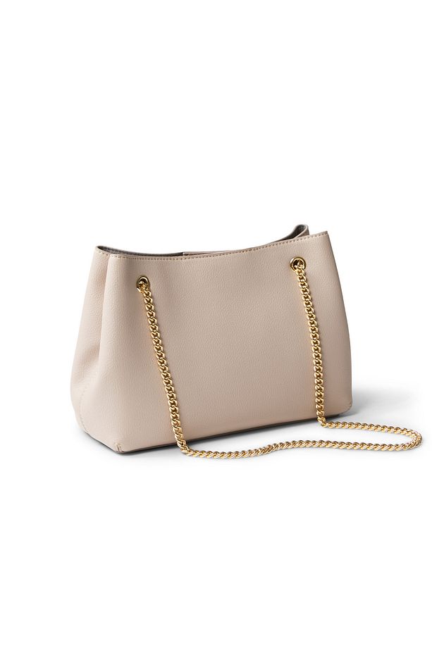 Minimal Monogram Shoulder Wı Bej Kadın Çanta - 2