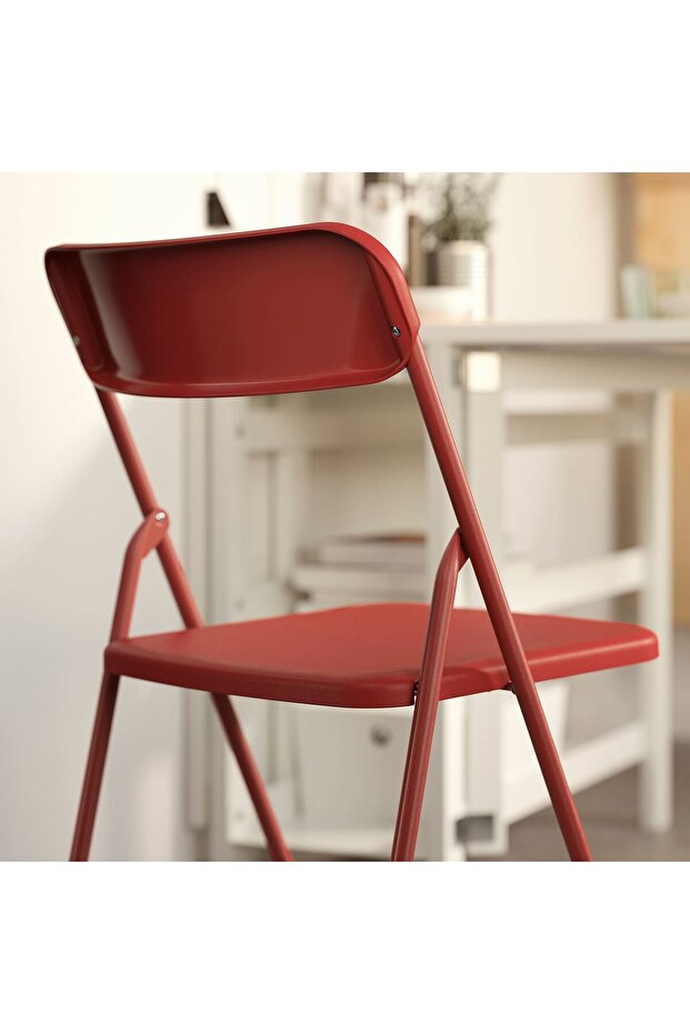 katlanır sandalye, kırmızı - 3