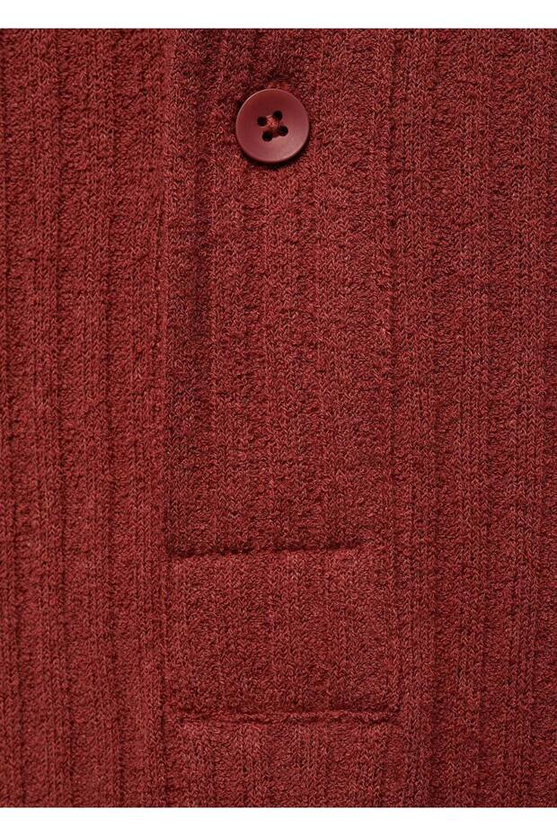 Dokulu triko polo gömlek - 7