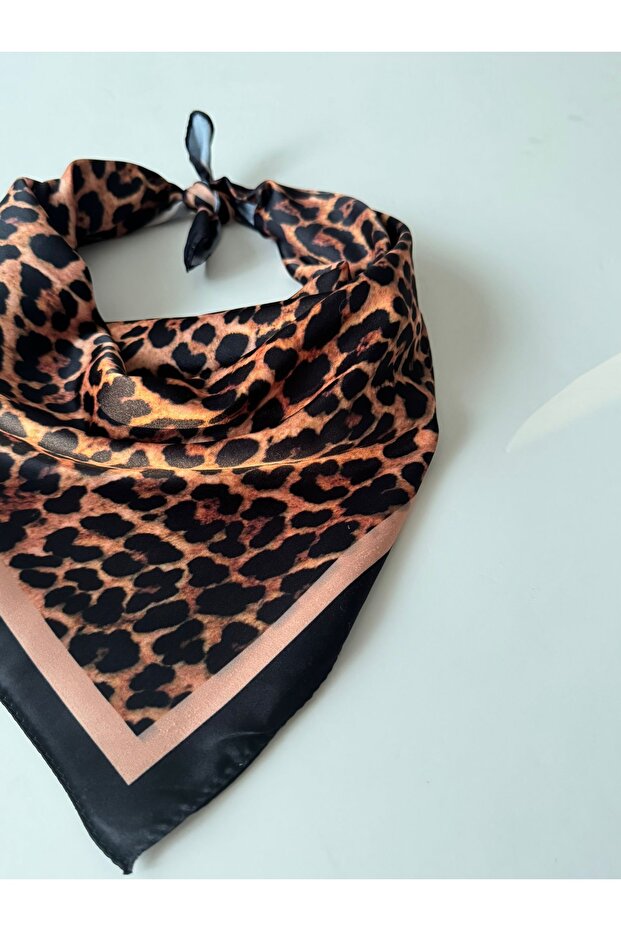 Fular Leopar Desenli Bandana Fular - 3