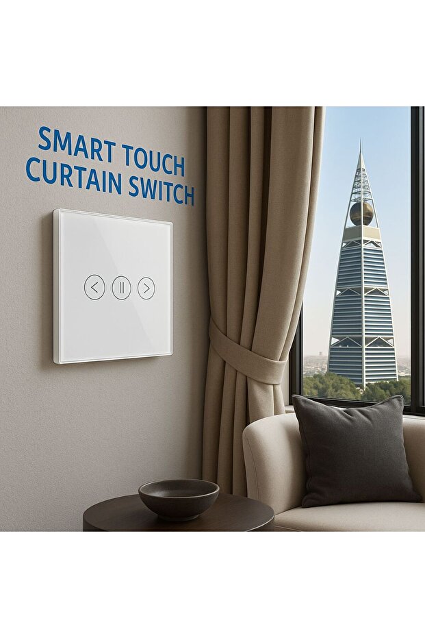 مفتاح الستائر الذكي -Curtain - 1