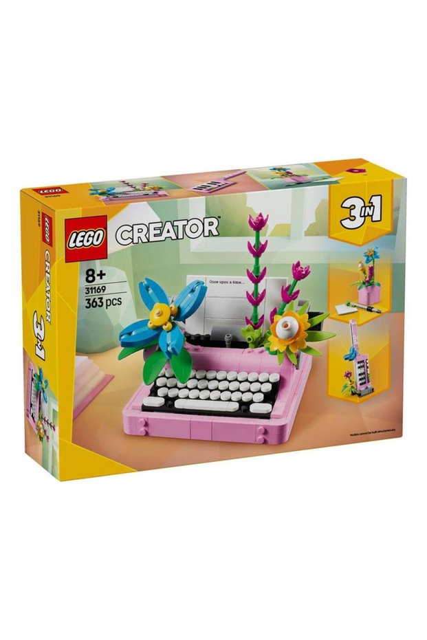 Nessiworld Nessiworld 31169 Lego Creator 3in1 - Floral Typewriter 363 Parts +8 Years