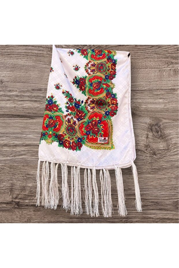 Yöresel Püsküllü Hamavi Şal - 2