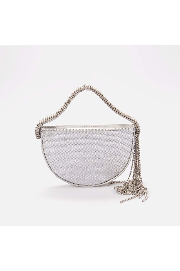 Gedebe women's silver handbag