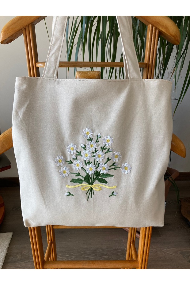 حقيبة مطرزة بنقشة ديزي - 2