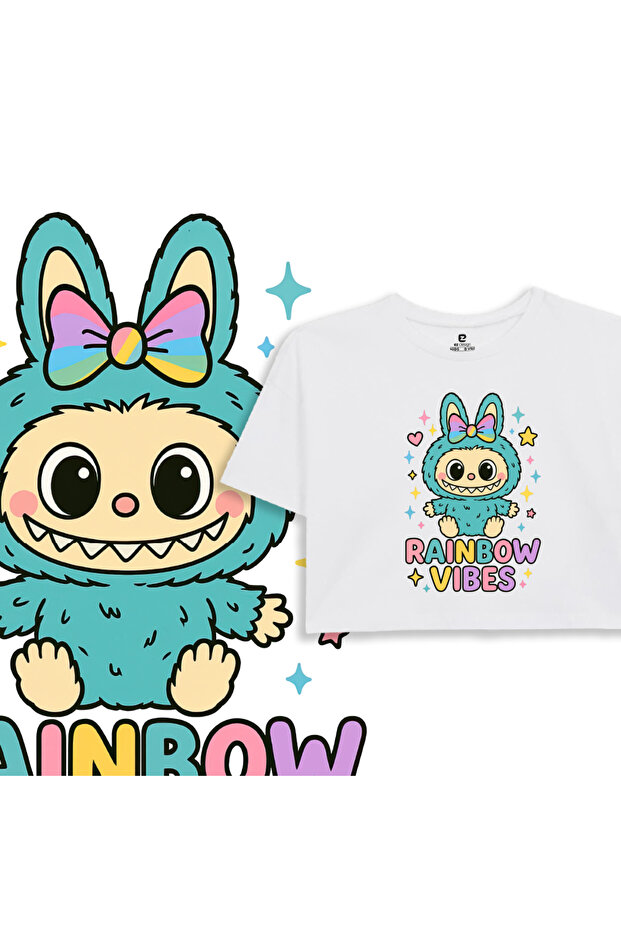 Printed Children's Crop Tshirt
