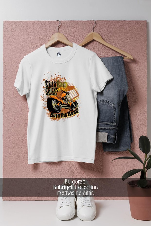 Oversize Turbo Chicks Reloaded Design Unisex T-Shirt