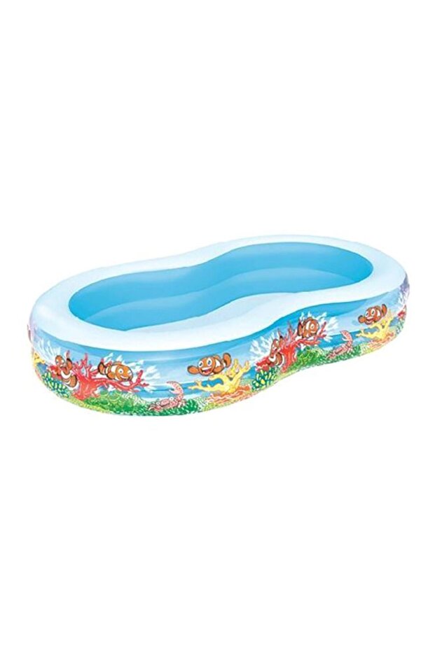 Sea Creatures Print Inflatable Pool 54118