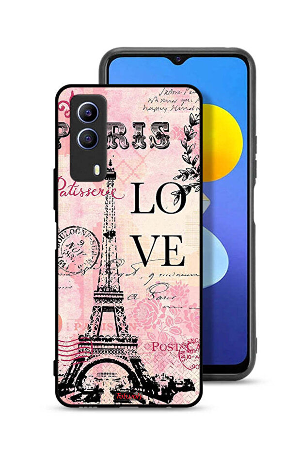 غطاء حماية لهاتف Vivo T1x - باريس لوف