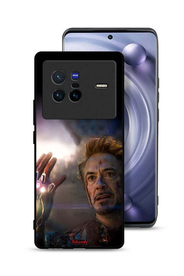 غطاء حماية لهاتف Vivo X80 أنا الرجل الحديدي