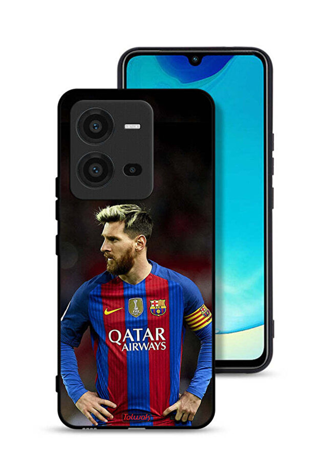 غطاء حماية لهاتف Vivo V25 5G ميسي برشلونة
