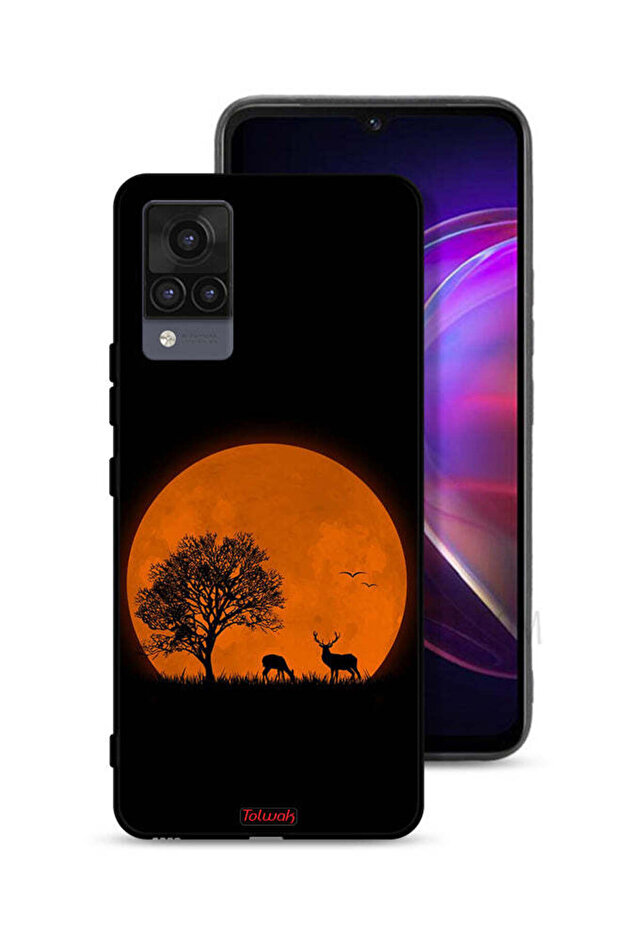 Vivo V21 Protective Case Cover Evening Moon Art