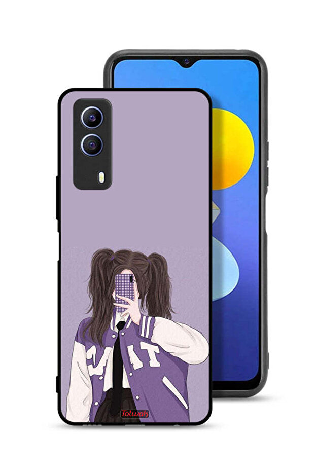 غطاء حماية لهاتف Vivo T1x لالتقاط صورة سيلفي