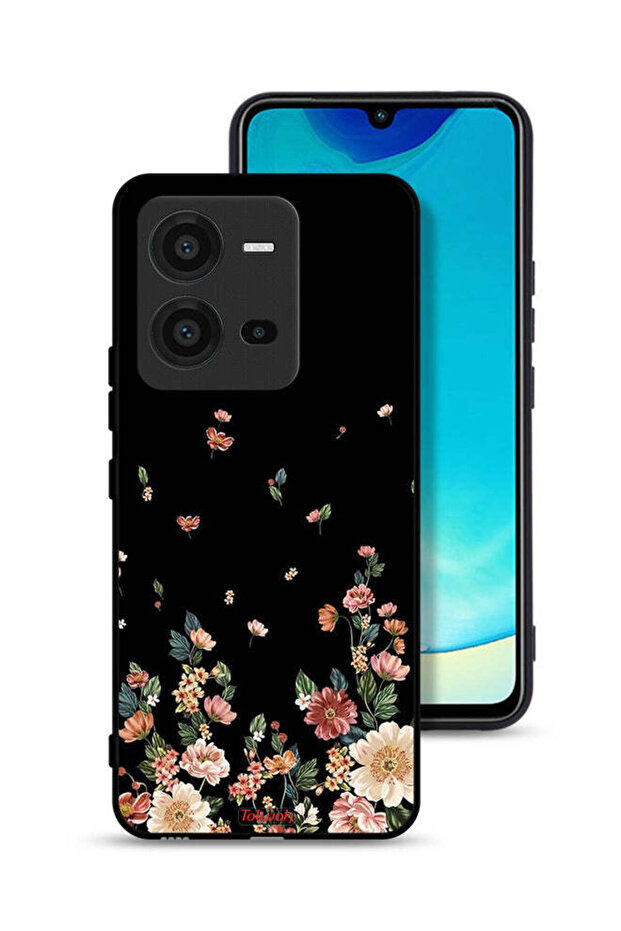 Vivo V25 5G Protective Case Cover Small Flowers In Bottom