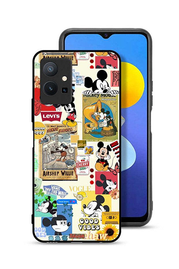 Vivo T1 5G Protective Case Cover Chose Happy And Stickers