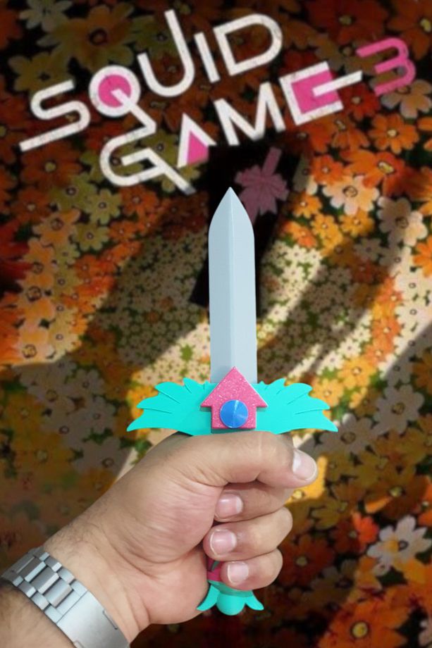 Squid Game 3 Bıçak Figürü - Squid Game 3 Bıçak Figür Seti spuid game bıçağı - 2