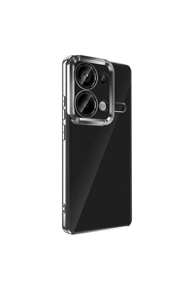 Redmi Note 13 Pro 4g Case Transparent Back Edges Platinum Plating Shows Phone's Logo