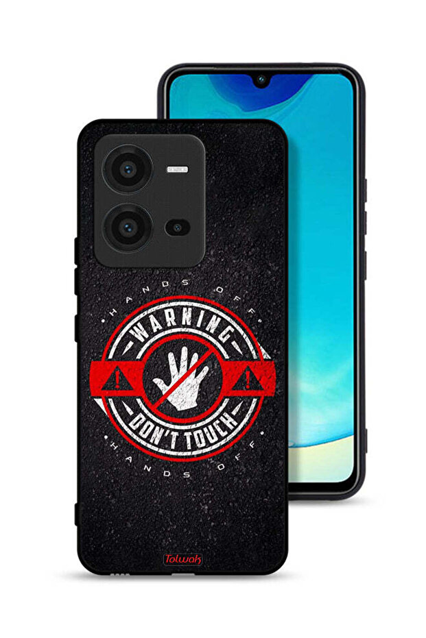 Vivo V25 5G Protective Case Cover Warning Do Not Touch