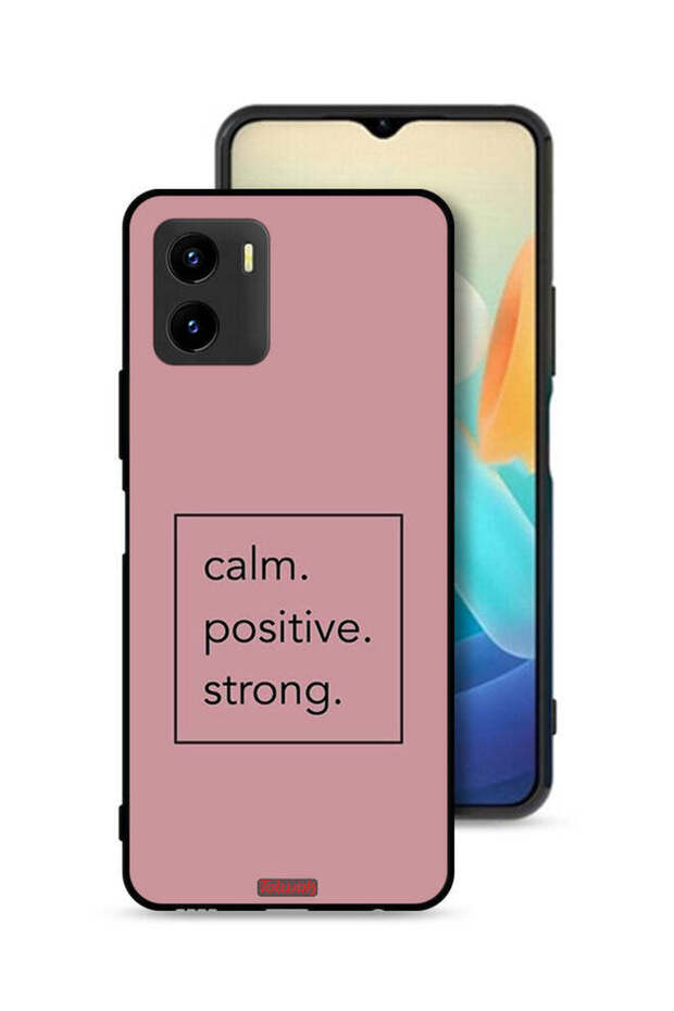 Vivo Y15s Protective Case Cover Calm Positive Strong