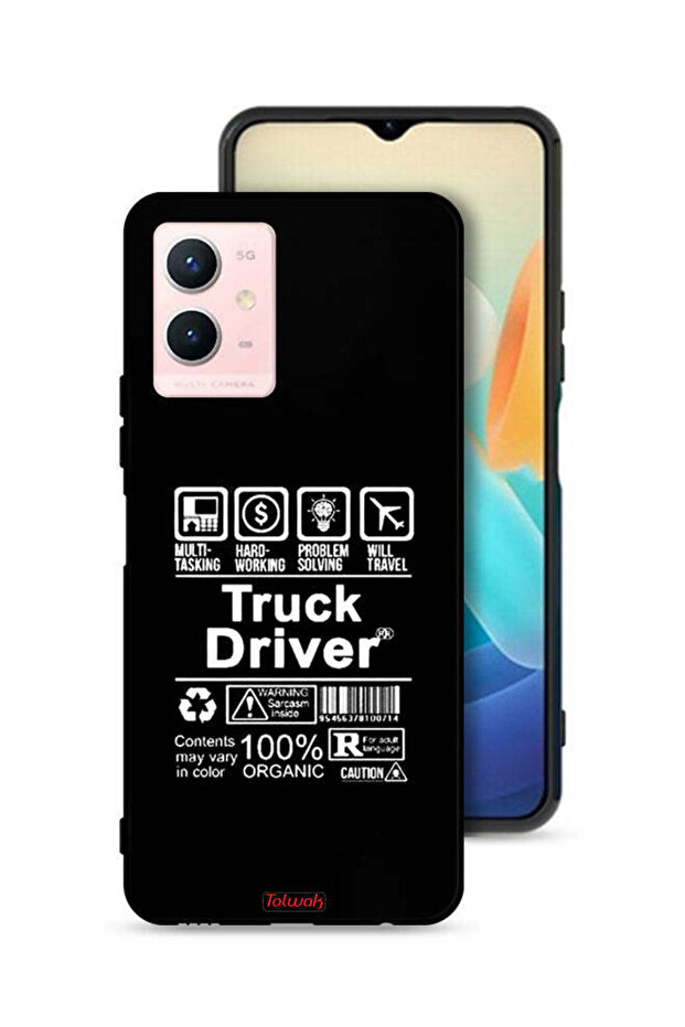 Vivo Y33s 5G Protective Case Cover Truck Driver Sticker