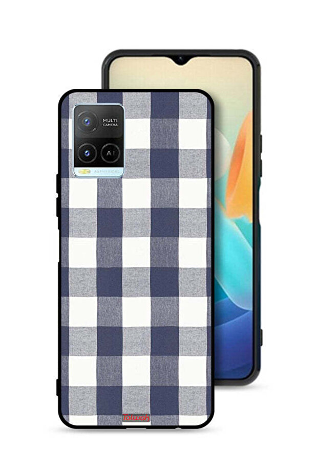 غطاء حماية بنمط قماشي لهاتف Vivo Y32