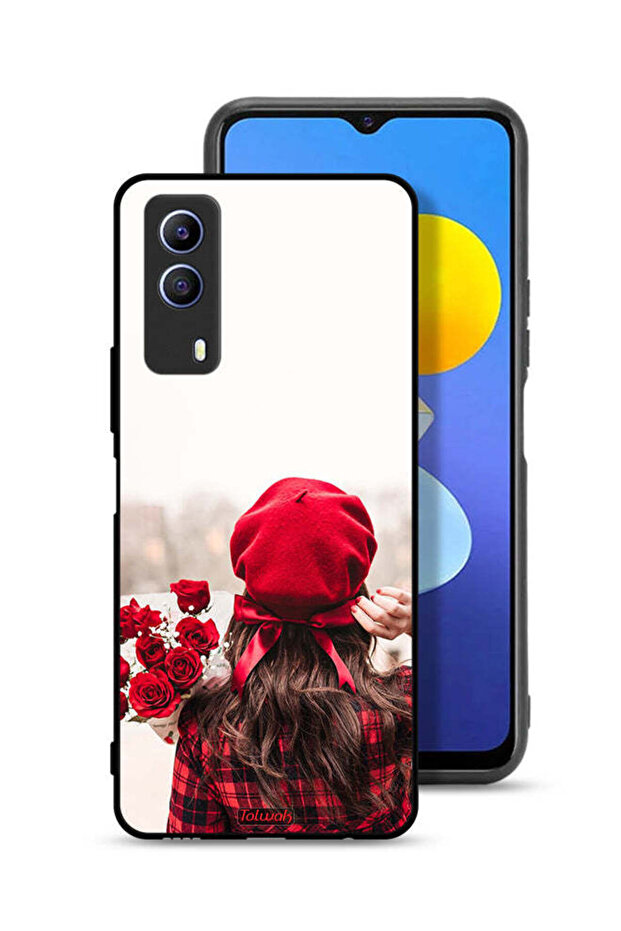 Vivo T1x Protective Case Cover Holding Flowers