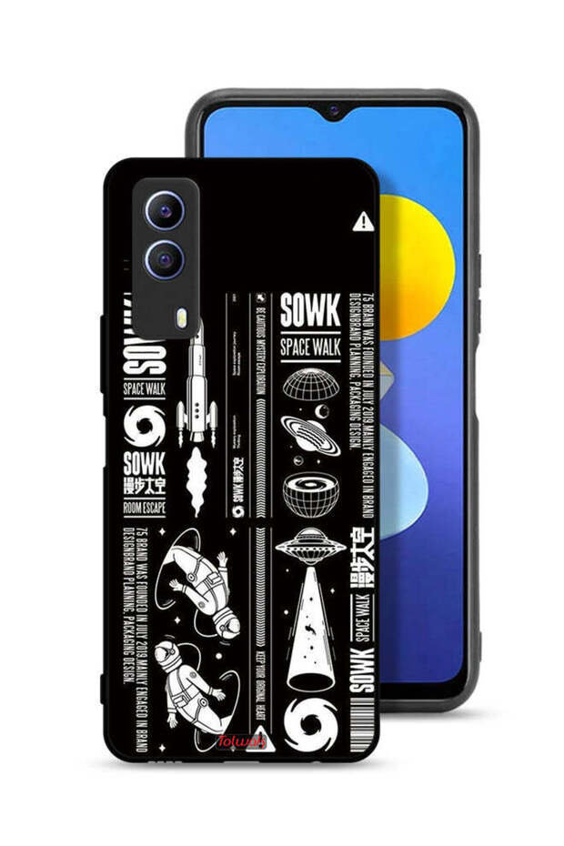 غطاء حماية Vivo T1x بملصق Sowk Space Walk