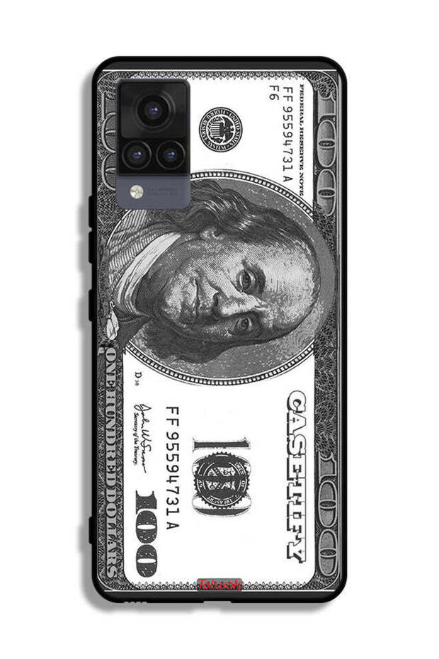 غطاء حماية لهاتف Vivo V21 بنمط الدولار - 2