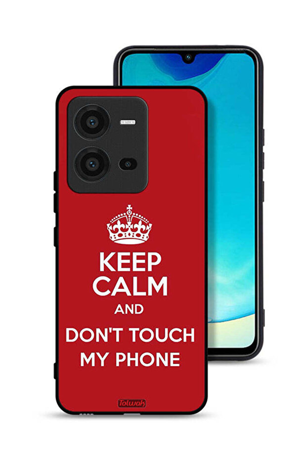Vivo V25 5G Protective Case Cover Keep Calm And Dont Touch My Phone
